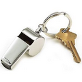 Stainless Steel Coach Whistle Key Chain